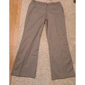 NWT Worthington Stretch Modern Fit Dress Pants Women's Size 16 Brown